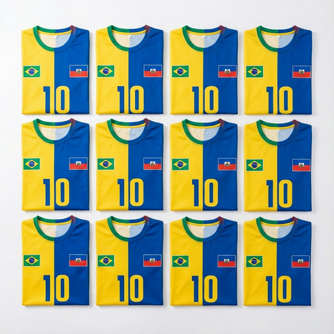 Haiti X Brasil Celebration Shirt